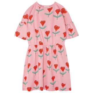The Campamento Jurk Roze Tulpenprint