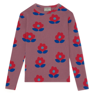 The Campamento Longsleeve Paars Bloemen