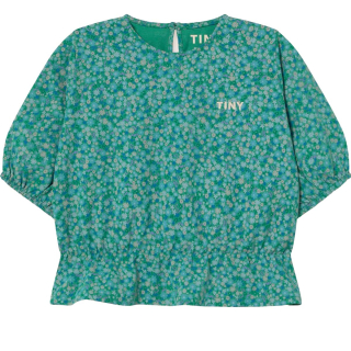 Tiny Cottons Blouse Blauw/Groen Bloemen
