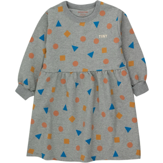 Tiny Cottons Jurk Grijs Vormen