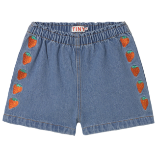 Tiny Cottons Korte Broek Blauw Aardbeien