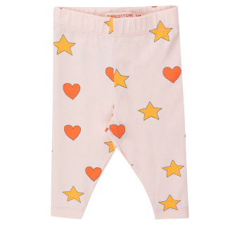 Tiny Cottons Legging Roze Hartjes En Sterren