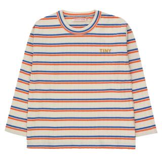 Tiny Cottons Longsleeve Creme/Blauw/Rood Strepen