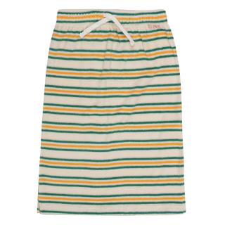 Tiny Cottons Rok Creme/Groen/Geel Strepen Badstof