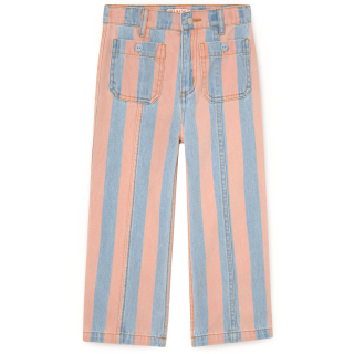 Tiny Cottons Spijkerbroek Gestreept Roze Blauw