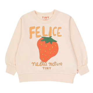 Tiny Cottons Sweater Crème Aardbei