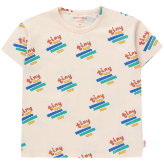 Tiny Cottons T-shirt Creme Blauw/Groen Tiny