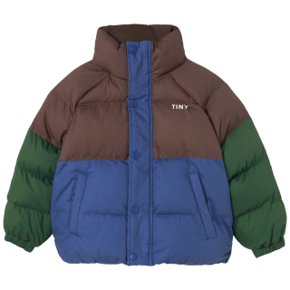 Tiny Cottons Winterjas Blauw/Bruin/Groen