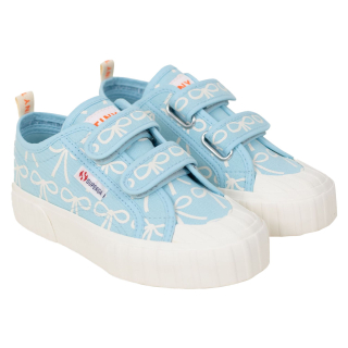 Tiny Cottons X Superga Sneaker Blauw Strikjes