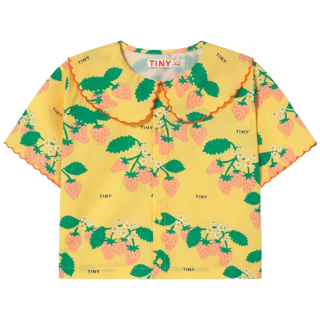 Tiny Cottons Blouse Geel/Rood/Groen Aardbeien