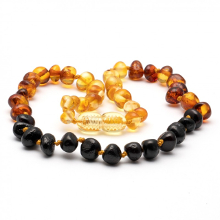 Barnsteen ketting multi rond