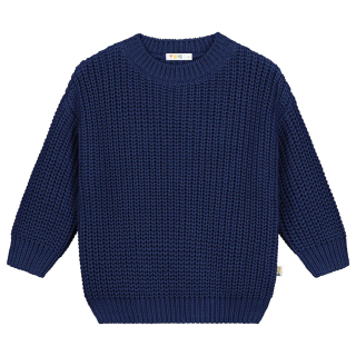 Yuki Gebreide Trui Blauw Navy