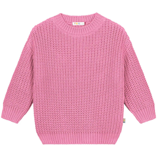 Yuki Gebreide Trui Roze Bubble Gum