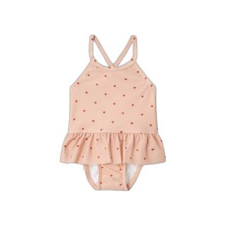 Lil Atelier Badpak Roze Hartjes Baby