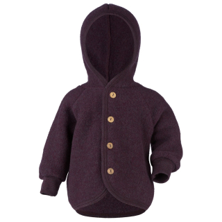 Engel natur jasje wol fleece Paars Lila melange