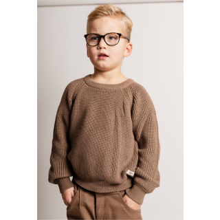 Baje Studio Gebreide Trui Bruin Thun Brown Cacao