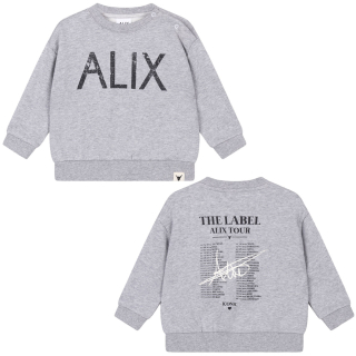 Alix Mini Baby Sweater The Label Alix Tour Grijs