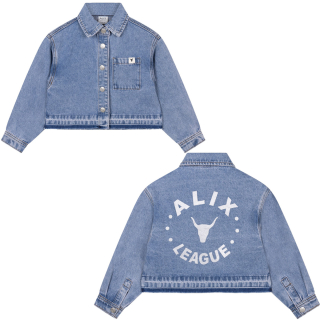 Alix Mini Blouse Denim Alix League Blauw