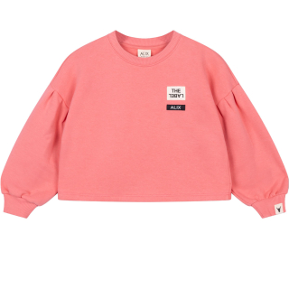 Alix Mini Cropped Sweater The Label Roze