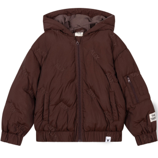Alix Mini Jas Alix Logo Bruin