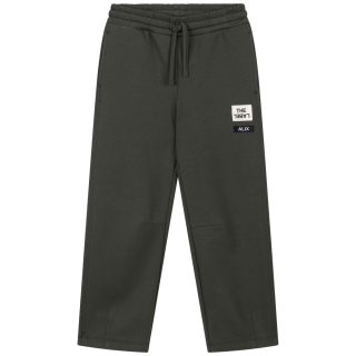 Alix Mini Joggingbroek Barrel Army Groen met trekkoord, steekzakken en The Label-details