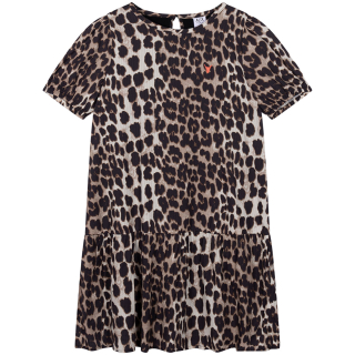 Alix Mini jurk bruin panterprint
