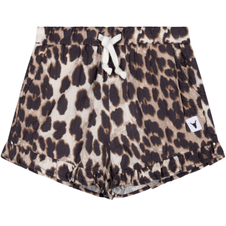 Alix Mini korte broek bruin panterprint