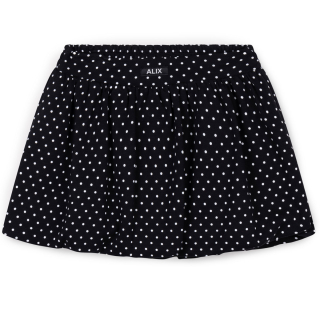 Alix Mini Rok Stippen Zwart Wit