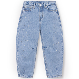 Alix Mini Spijkerbroek Met Verfspetters Blauw