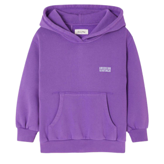 American Vintage Hoodie Paars Cosmos Vintage