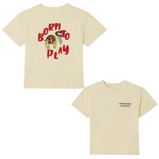 American Vintage Fizvalley T-Shirt Born To Play Ile Flottante Vintage
