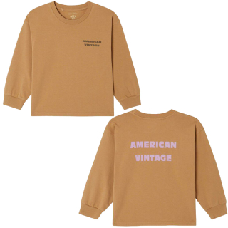 American Vintage Longsleeve Fizvalley Beurre De Cacahuete Vintage