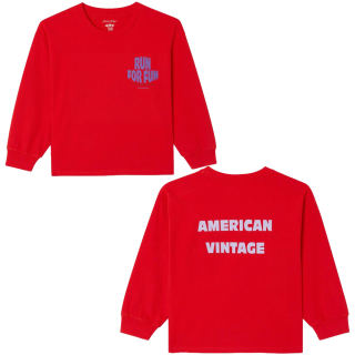 American Vintage Longsleeve Fizvalley Fraise Vintage
