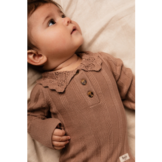 Baje Studio Romper Kraag Roze Avusy Peach Almond