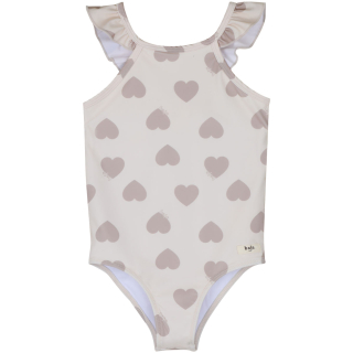 Baje Studio Bowie badpak creme met hartjes