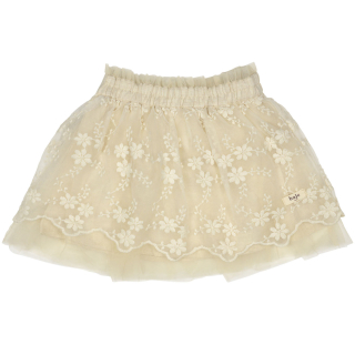 Baje Studio Rok Creme Bloemen Tulle