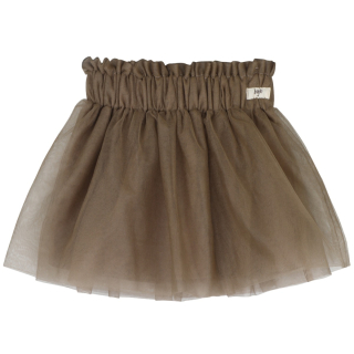 Baje Studio meisjes rok taupe elastische tailleband