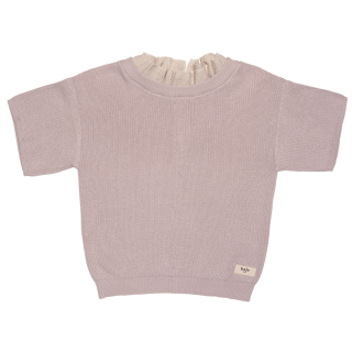 Baje Studio T-shirt Paars Gebreid
