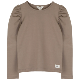 Baje Studio meisjes top taupe lange mouw