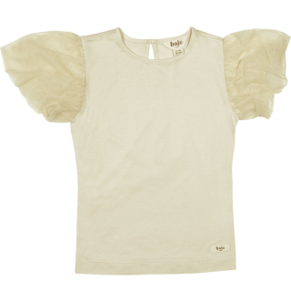 Baje Studio T-shirt Beige Tulle