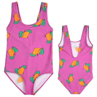 Bobo Choses badpak paars mandarijn