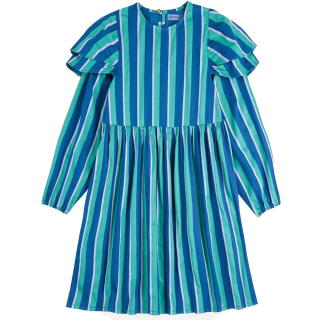 Bobo Choses Jurk Blauw/Groen Strepen