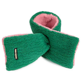 Bobo Choses Sjaal Roze/Groen Teddy