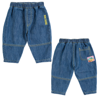 Bobo Choses Spijkerbroek Taxi Saurus Blauw