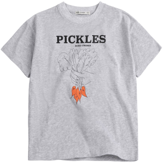 Bobo Choses T-shirt Grijs Pickles Groente