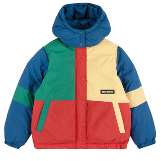 Bobo Choses Winterjas Blauw/Groen/Rood