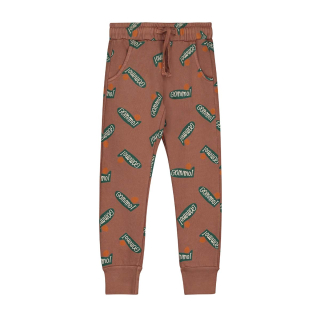 Bonmot Joggingbroek Bruin Bonmot Print