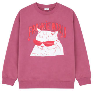 Call Me Frankie Sweater Catz Roze