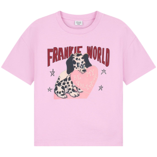 Call Me Frankie T-shirt roze be my valentine