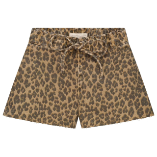 Charlie Petite Korte Broek Bruin Tijgerprint Phillou